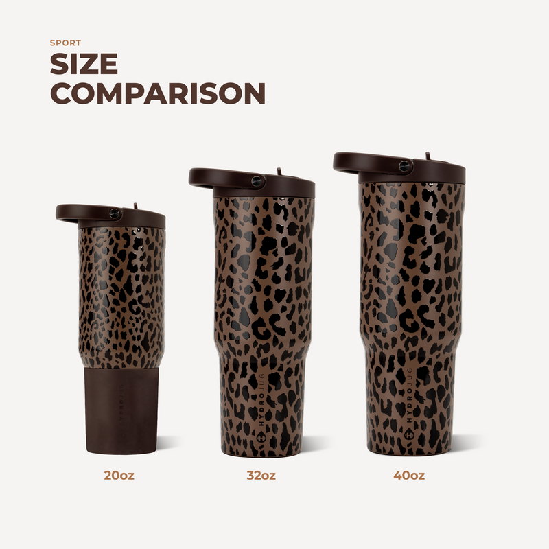 Sport 32oz - Brown Leopard